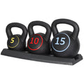 Kettlebell Set with Storage Rack 
